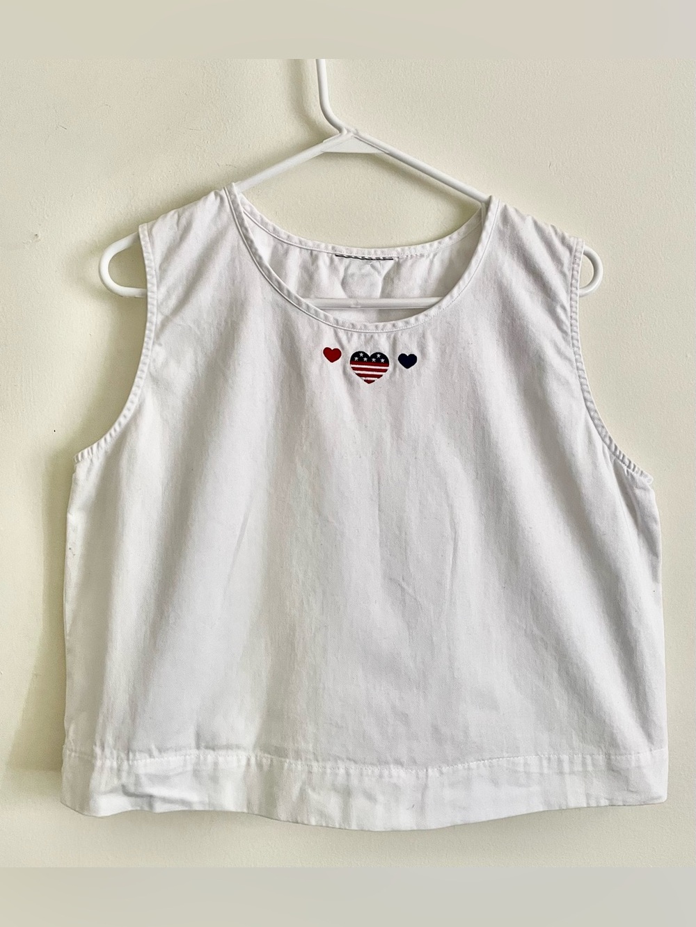 🇺🇸 Christopher & Banks White Cropped Tank Top 🇺🇸